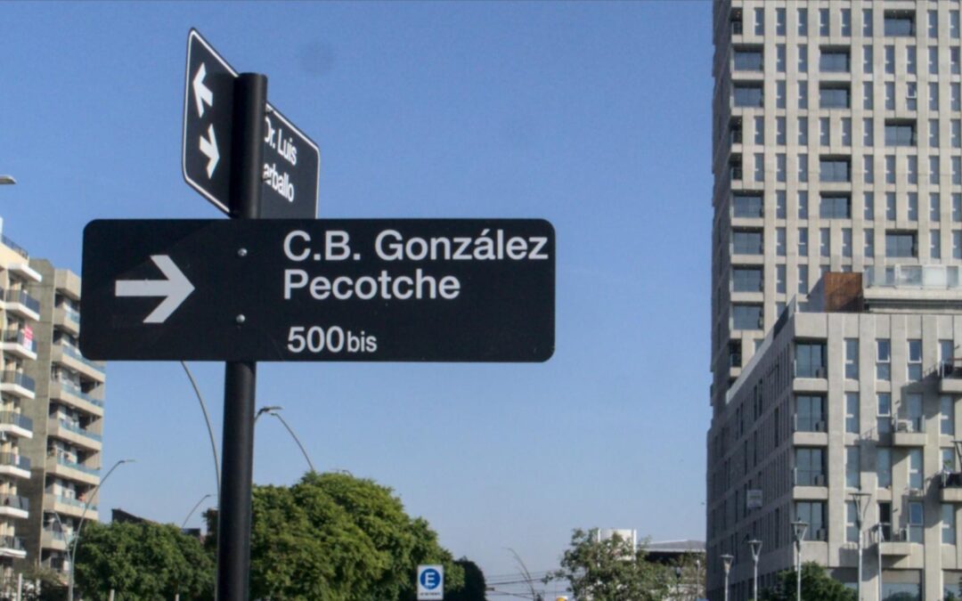 Calle González Pecotche en Rosario